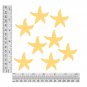 Starfish Sequin Top Hole 1.5" Silver Hologram Glitter Sparkle Metallic Paillette