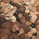 8mm Flat SEQUIN PAILLETTES ~ BRONZE Matte Silk FROST ~ Round Disc ~ Made in USA.