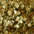 5mm Cup SEQUIN FACET PAILLETTES ~ GOLD  Metallic ~ Made in USA