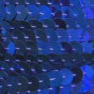 Sequin Trim 10mm Iron On Royal Blue Metallic. Made in USA