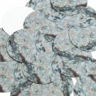 Round Sequin 1.5" Petrified Wood Pink Gray Fragments Opaque