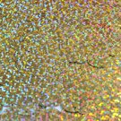 Sequin Flower 1.5" Gold Hologram Glitter Sparkle Metallic. Made in USA