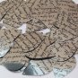 Sequin Teardrop 1.5" Black Silver Midsummer Night's Dream Shakespeare Script