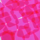 Square Vinyl Shape 30mm Hot Pink Go Go Fluorescent Edge Glow