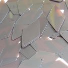 Sequin Long Diamond 1.75" Cocoa Brown Rigid Transparent. Made in USA