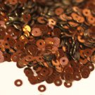 3mm Flat SEQUIN PAILLETTES ~ BRONZE Premium Metallic ~ Made in USA.