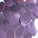 Lavender Lilac Shiny Metallic Sequins Oval 1.5" Large Couture Paillettes