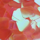 Square Diamond Sequin 1.5" Orange Ultra Crystal Rainbow Iris Iridescent
