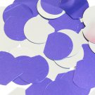 Sequin Three Quarter Round 30mm Purple Silver Metallic Couture Paillettes. Made