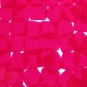Sequin 30mm Square Shape Diamond Vinyl Go Go Trans Raspberry. Made in USA