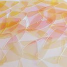 Sequin Fishscale Fin 1.5" Yellow Transparent Crystal Rainbow Iris Iridescent