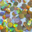 Sequin Octagon 1/2" Gold Lazersheen Reflective Metallic. Made in USA