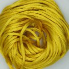 Mustard Yellow Satin Rattail Cord Made in the USA 10 yard pack