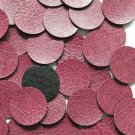 24mm Vinyl Disc Plum Purple Leather No Hole Round Circle