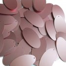 Oval Sequin 1.5" Pink Matte Silk Frost