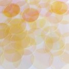 Sequin Round 30mm Yellow Transparent Crystal Rainbow Iris Iridescent Made in USA