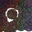Black Galactic Sequins Glitter Hologram Round 1.5 inch Large Couture Paillettes