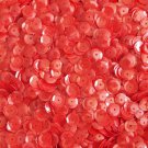 8mm Cup Sequins Coral Orange Luster Shiny Opaque