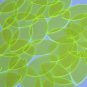 Navette Leaf Vinyl Shape 1.5" Yellow Go Go Fluorescent Edge Glow