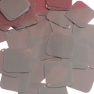 Sequin Square Diamond 1.5" Cocoa Brown Rigid Transparent. Made in USA