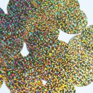 Sequin Round 40mm No hole Gold Hologram Glitter Sparkle Metallic. Made in USA