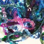 8mm Cup Sequin Trim Sampler Pack. 10 (12") pieces. Colors: Blue Green Purple