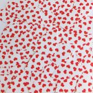 Sequin Fishscale Fin 1.5" Sweet Hearts Print Red White Opaque