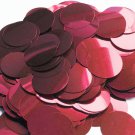 30mm Sequins Red Wine Burgundy Metallic. Made in USA