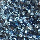 6mm Cup SEQUIN FACET PAILLETTES ~ Light BLUE Metallic ~ Made in USA