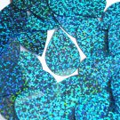 Aqua Blue Sequin Teardrop Glitter Hologram 1.5 inch Couture Paillettes