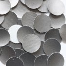24mm Vinyl Disc Gray Smooth Banded No Hole Round Circle