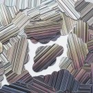 Silver Metallic City Lights Cloud 1.5" Couture Sequin Paillettes. Made in USA.