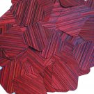Red Wine Sequins City Lights Square Diamond 1.5 inch Reflector Couture Paillette