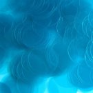 30mm Sequins Light Aqua Blue Transparent See-Thru. Made in USA