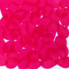 Sequin 1" x 1.5" Shape Drop Vinyl Go Go Trans Raspberry. Made in USA