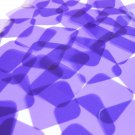 Sequin 30mm Square Shape Diamond Vinyl Go Go Trans Purple. Made in USA
