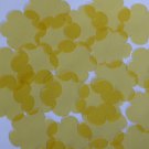 Flower Vinyl Shape 1.5" Yellow Go Go Transparent