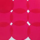 Sequin 70mm No Hole Round Shape Vinyl Go Go Trans Raspberry. Made in USA