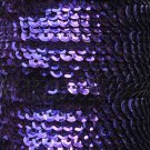 Deep Purple Metallic 5mm cup Sequin Trim Flat Stitched Strung by the yard 15'