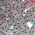 Sequin Rectangle 1.5" Playing Card Clubs Hearts Spades Diamonds Silver Metallic