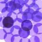 Sequin 1.5" Shape Round Vinyl Go Go Trans Purple. Made in USA