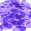 Sequin 1.5" Side Hole Oval  Vinyl Go Go Trans Purple. Made in USA