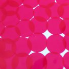 Sequin 40mm No Hole Round Shape Vinyl Go Go Trans Raspberry. Made in USA