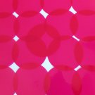 Sequin 50mm No Hole Round Shape Vinyl Go Go Trans Raspberry. Made in USA