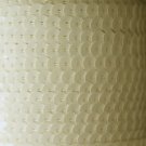 SEQUIN STRING TRIM ~ Opaque IVORY BONE ~ 6mm FLAT strung by yard  Made in USA