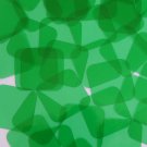 Sequin 30mm Square Shape Diamond Vinyl Go Go Trans Green. Made in USA