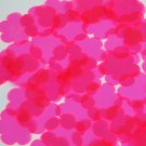 Flower Vinyl Shape 1" Hot Pink Go Go Fluorescent Edge Glow