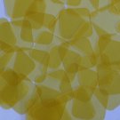 Square Diamond Vinyl Shape 1.5" Yellow Go Go Transparent
