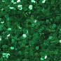 3mm Flat SEQUIN PAILLETTES ~ GREEN Metallic ~ Made in USA.