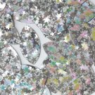 Silver Stardust Reflective Metallic Navette Leaf 1.5" Couture Sequin Paillettes
